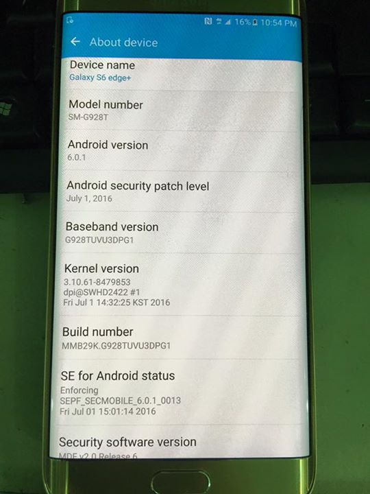 Samsung S6 EDGE+ SM-G928T T-Mobile xách tay từ Mỹ về unlock OK