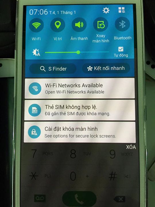 Samsung Galaxy S5 SM-G900T T-Mobile xách tay từ Mỹ về unlock thêm tiếng việt ok